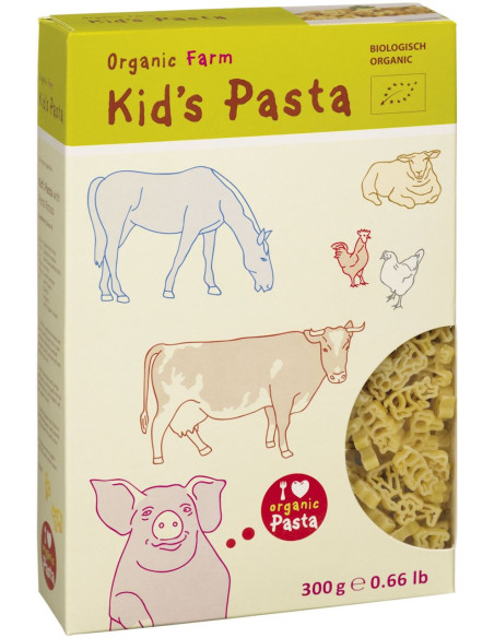 MAKARON (SEMOLINOWY) DLA DZIECI FARMA BIO 300 g - ALB-GOLD (KID'S PASTA)