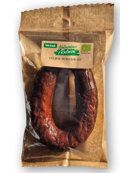 KIEŁBASA JAŁOWCOWA BIO 250 g - WASĄG (Z PÓŁKI)