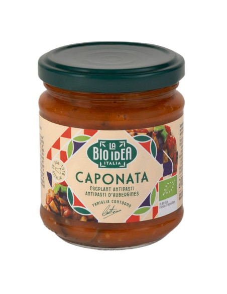 CAPONATA Z BAKŁAŻANA BIO 200 g - LA BIO IDEA