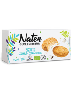 CIASTKA KOKOSOWE BEZGLUTENOWE BIO 150 g - NATEN