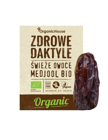 DAKTYLE MEDJOOL ŚWIEŻE BEZGLUTENOWE BIO 280 g - ORGANICHOUSE