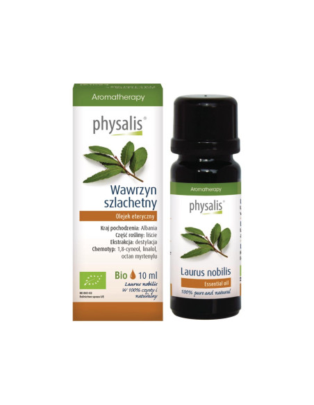 OLEJEK ETERYCZNY WAWRZYN SZLACHETNY BIO 10 ml - PHYSALIS