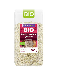 PŁATKI OWSIANE GÓRSKIE BIO 300 g - NATURAVENA