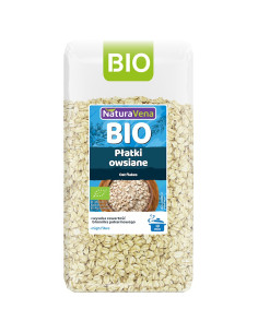 PŁATKI OWSIANE BIO 600 g - NATURAVENA