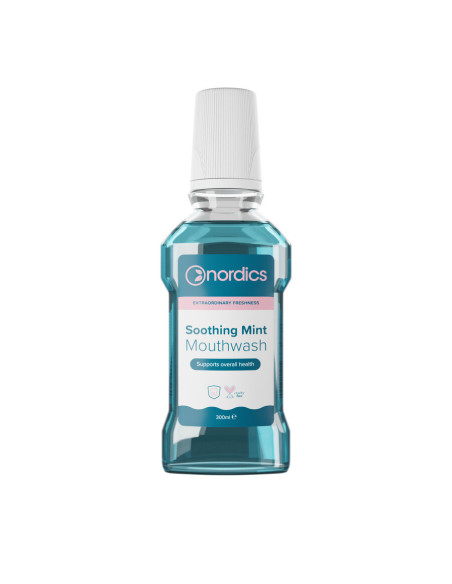 PŁYN DO PŁUKANIA JAMY USTNEJ SOOTHING MINT 300 ml - NORDICS