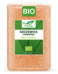 SOCZEWICA CZERWONA BIO 2 kg - BIO PLANET
