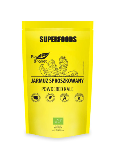JARMUŻ SPROSZKOWANY BIO 125 g - BIO PLANET SUPERFOODS