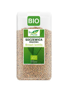 SOCZEWICA BRĄZOWA BIO 500 g - BIO PLANET