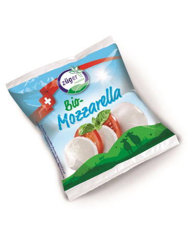 MOZZARELLA KULKA BIO 235 g (100 g) - ZUGER