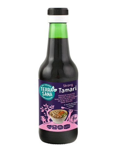 SOS SOJOWY TAMARI MOCNY BEZGLUTENOWY BIO 250 ml - TERRASANA