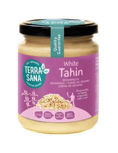TAHINI BIAŁE (PASTA SEZAMOWA) BIO 250 g - TERRASANA