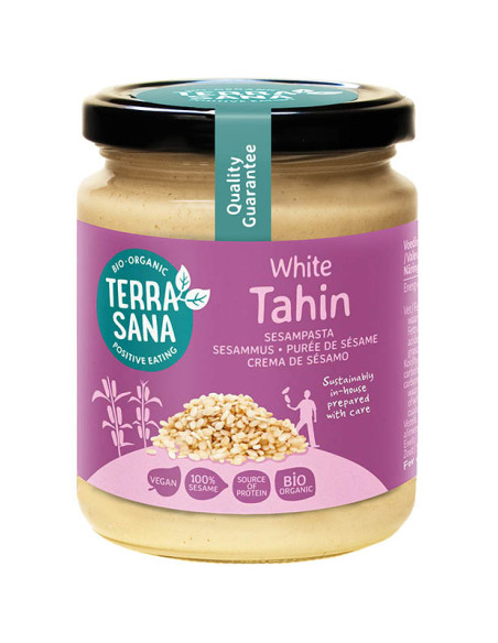 TAHINI BIAŁE (PASTA SEZAMOWA) BIO 250 g - TERRASANA