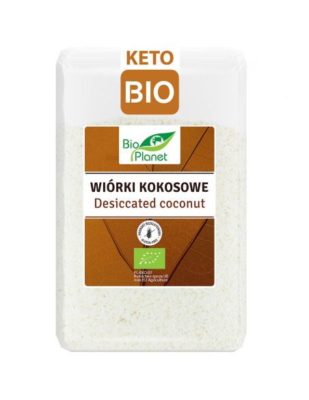 WIÓRKI KOKOSOWE BEZGLUTENOWE BIO 1 kg - BIO PLANET
