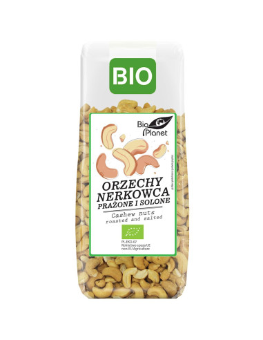 ORZECHY NERKOWCA PRAŻONE I SOLONE BIO 100 g - BIO PLANET