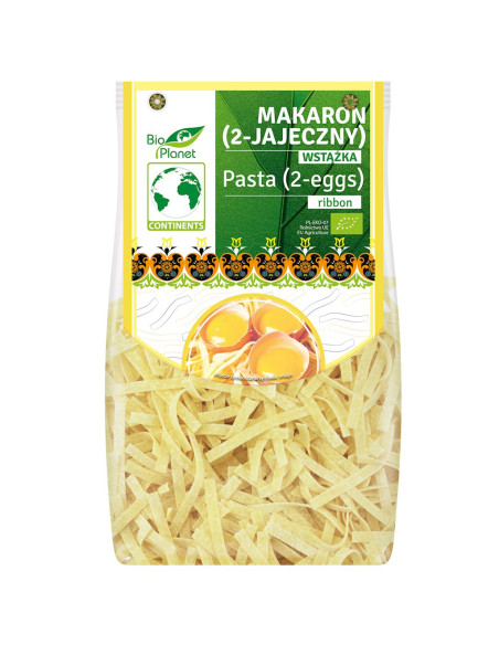 MAKARON (2-JAJECZNY SEMOLINOWY) WSTĄŻKI BIO 250 g - BIO PLANET