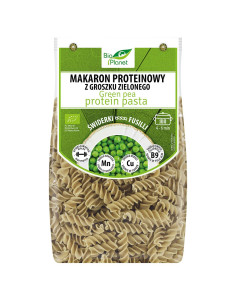 MAKARON PROTEINOWY (Z GROSZKU ZIELONEGO) ŚWIDERKI BIO 250 g - BIO PLANET