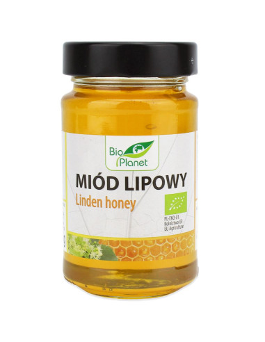 MIÓD LIPOWY BIO 300 g - BIO PLANET