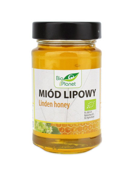 MIÓD LIPOWY BIO 300 g - BIO PLANET