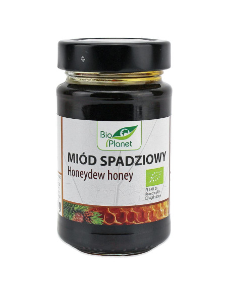 MIÓD SPADZIOWY BIO 300 g - BIO PLANET