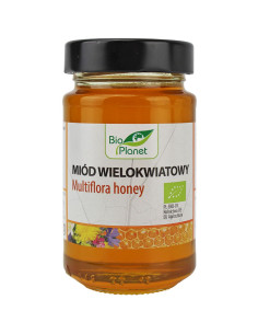 MIÓD WIELOKWIATOWY BIO 300 g - BIO PLANET