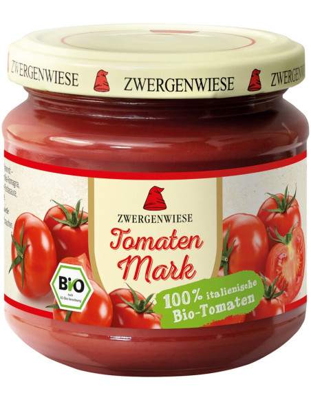 KONCENTRAT POMIDOROWY 22 % BEZGLUTENOWY BIO 200 g - ZWERGENWIESE