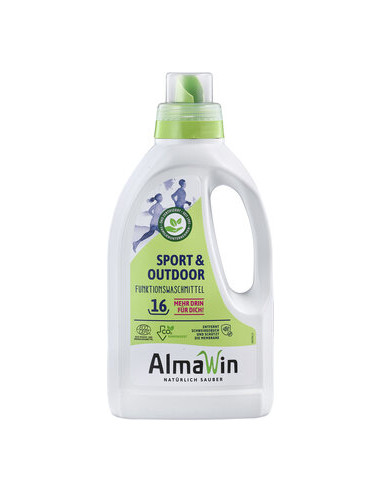 PŁYN DO PRANIA SPORTOWYCH UBRAŃ (KONCENTRAT) ECO 750 ml (16 PRAŃ) - ALMAWIN