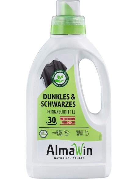 PŁYN DO PRANIA CIEMNYCH UBRAŃ (KONCENTRAT) ECO 750 ml (30 PRAŃ) - ALMAWIN