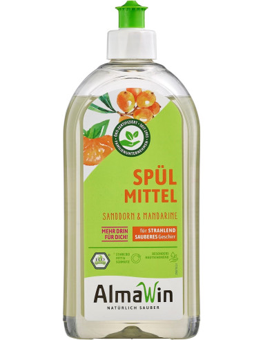 PŁYN DO MYCIA NACZYŃ ROKITNIKOWO - MANDARYNKOWY (KONCENTRAT) ECO 1 L - ALMAWIN