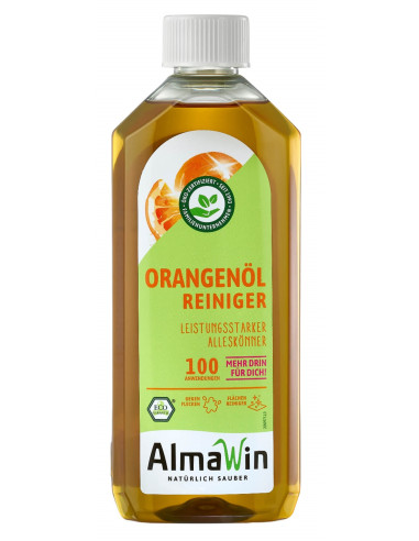 PŁYN CZYSZCZĄCY DO TRUDNYCH ZABRUDZEŃ Z OLEJKIEM POMARAŃCZOWYM (KONCENTRAT) ECO 500 ml – ALMAWIN