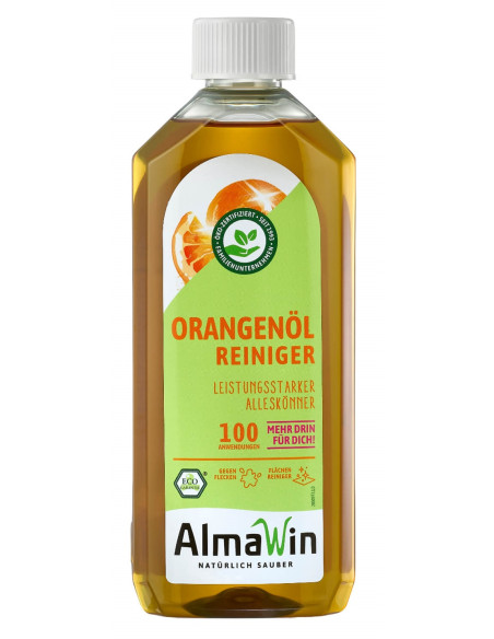 PŁYN CZYSZCZĄCY DO TRUDNYCH ZABRUDZEŃ Z OLEJKIEM POMARAŃCZOWYM (KONCENTRAT) ECO 500 ml – ALMAWIN