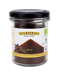 GOŹDZIKI MIELONE BEZGLUTENOWE BIO 65 g - PIĘĆ PRZEMIAN