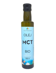 OLEJ KOKOSOWY MCT KETO BEZGLUTENOWY BIO 250 ml - PIĘĆ PRZEMIAN
