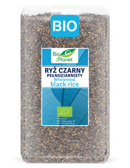 RYŻ CZARNY PEŁNOZIARNISTY BIO 1 kg - BIO PLANET