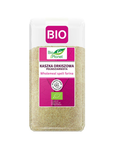 KASZKA ORKISZOWA PEŁNOZIARNISTA BIO 400 g - BIO PLANET