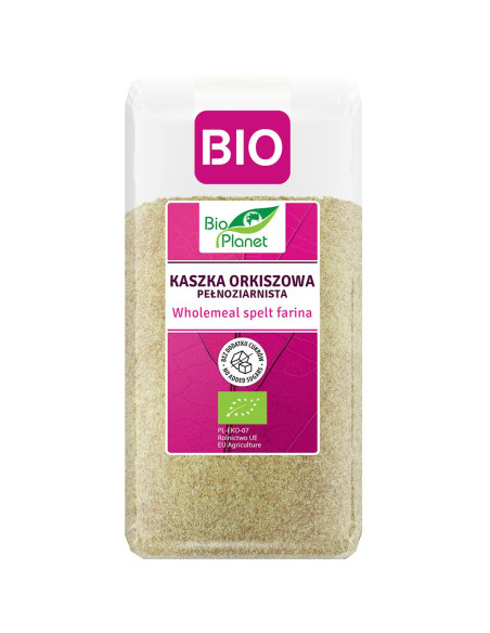 KASZKA ORKISZOWA PEŁNOZIARNISTA BIO 400 g - BIO PLANET