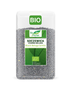 SOCZEWICA CZARNA BELUGA BIO 1 kg - BIO PLANET