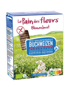 PIECZYWO CHRUPKIE PROTEINOWE GRYCZANE BEZ DODATKU SOLI I CUKRU BEZGLUTENOWE BIO 150 g - LE PAIN DES FLEURS