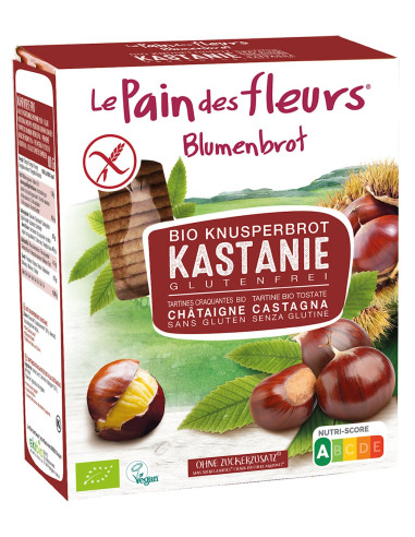 PIECZYWO CHRUPKIE BŁONNIKOWE KASZTANOWE BEZGLUTENOWE BIO 150 g - LE PAIN DES FLEURS