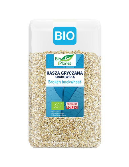 KASZA GRYCZANA KRAKOWSKA NIEPALONA BIO 1 kg - BIO PLANET