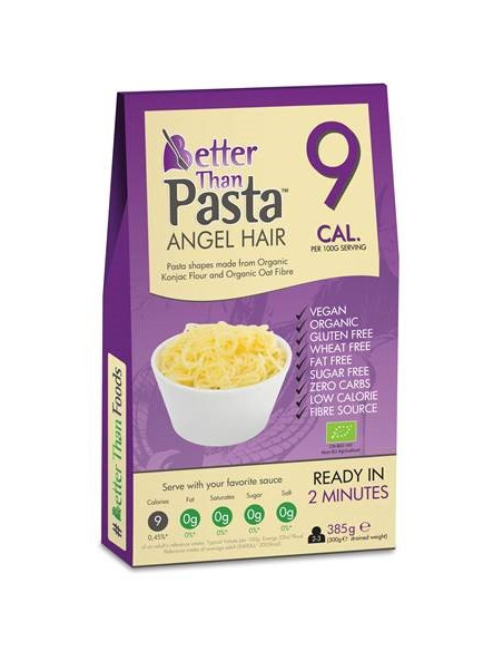 MAKARON (KONJAC) ANGEL HAIR BEZGLUTENOWY BIO 385 g (300 g) - BETTER THAN FOODS
