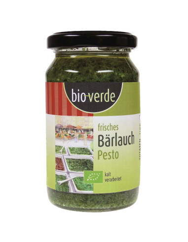 PESTO Z CZOSNKU NIEDŹWIEDZIEGO BIO 165 g - BIO-VERDE