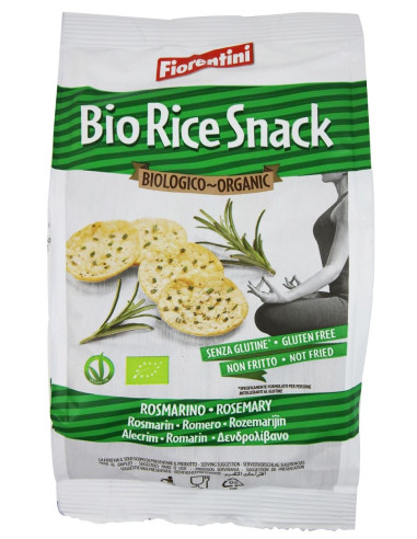 KRĄŻKI RYŻOWE Z ROZMARYNEM BEZGLUTENOWE BIO 40 g - FIORENTINI