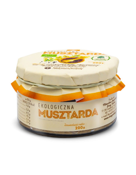 MUSZTARDA BIO 200 g - DARY NATURY