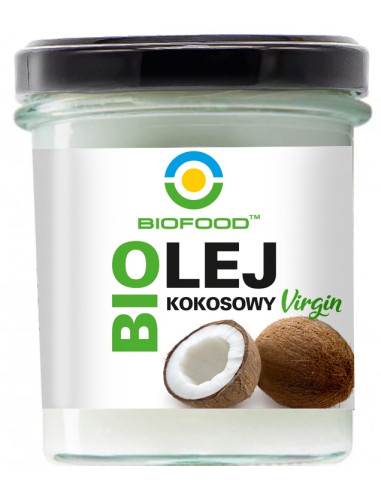 OLEJ KOKOSOWY VIRGIN BIO 260 ml - BIOFOOD