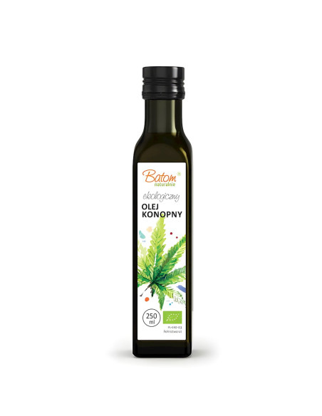 OLEJ KONOPNY TŁOCZONY NA ZIMNO BIO 250 ml - BATOM