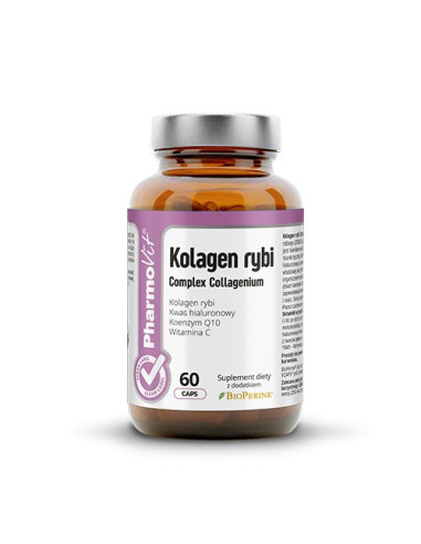KOLAGEN RYBI COMPLEX BEZGLUTENOWY 60 KAPSUŁEK - PHARMOVIT (CLEAN LABEL)