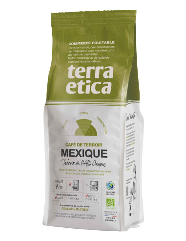 KAWA MIELONA ARABICA 100 % MEKSYK FAIR TRADE BIO 250 g - TERRA ETICA