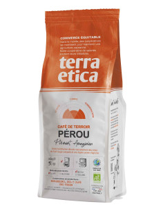KAWA MIELONA ARABICA 100 % PERU FAIR TRADE BIO 250 g - TERRA ETICA