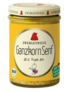 MUSZTARDA FRANCUSKA BEZGLUTENOWA BIO 160 ml - ZWERGENWIESE