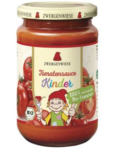 SOS POMIDOROWY DLA DZIECI BEZGLUTENOWY BIO 340 ml - ZWERGENWIESE
